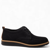 Italian Men Black Cloth Shoes #4983